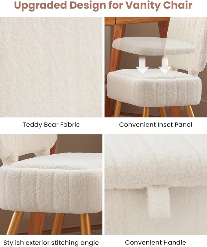 Silla De Escritorio Sin Apoyabrazos Con Respaldo Plegable Bl miniatura 8