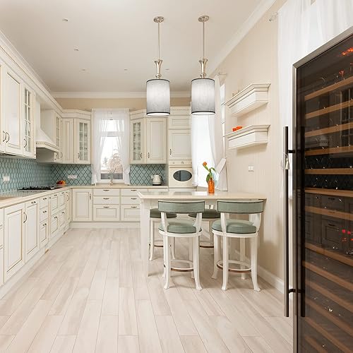 Miniatura 9 de Lurrose Pantalla de lámpara de arpillera, pantalla cilíndrica, pantalla de lámpara de barril, pantallas de lámpara pequeñas, pantalla de lámpara