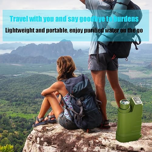 Miniatura 7 de Filtro de agua portátil eléctrico, supervivencia del purificador de agua, purificador de agua portátil, purificador de agua de supervivencia,