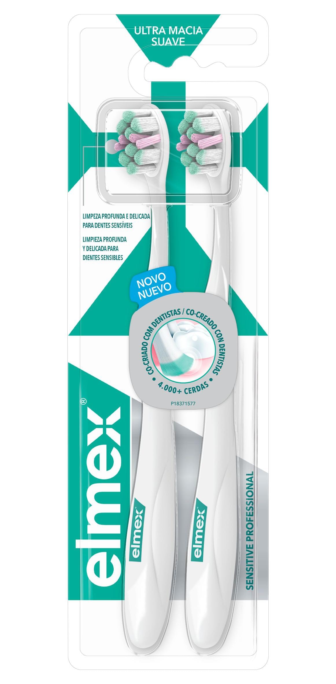 Escova de Dente Colgate Elmex Sensitive 2 unidades