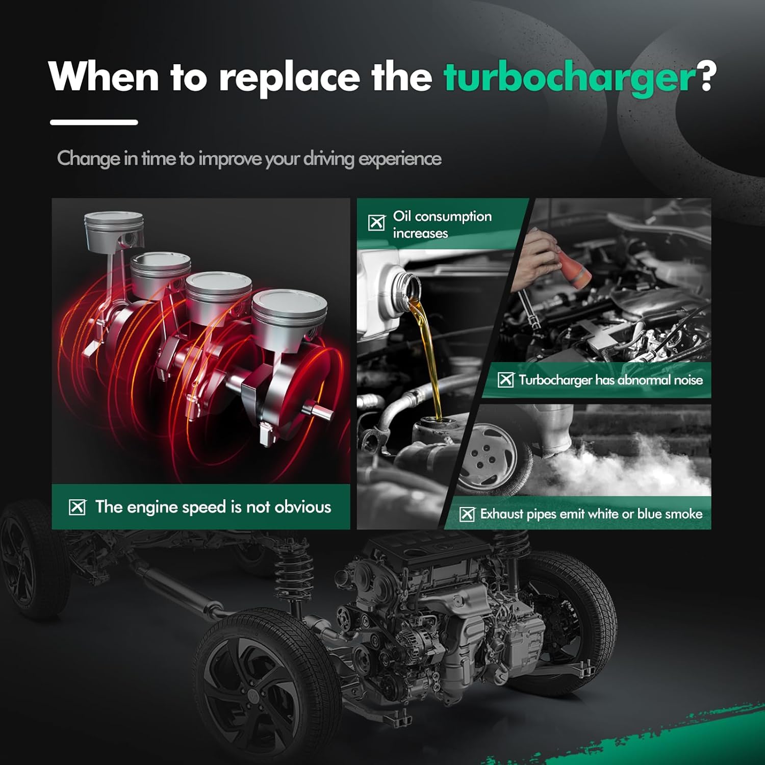 SCITOO 55565353 Turbocharger Wastegate Actuator Fit For Buick Encore 2013-2018, Fit For Chevrolet Cruze 2011-2015, Fit For Chevrolet Cruze Limited 2016, Fit For Chevrolet Sonic 2012-2020 1.4L GT1446V