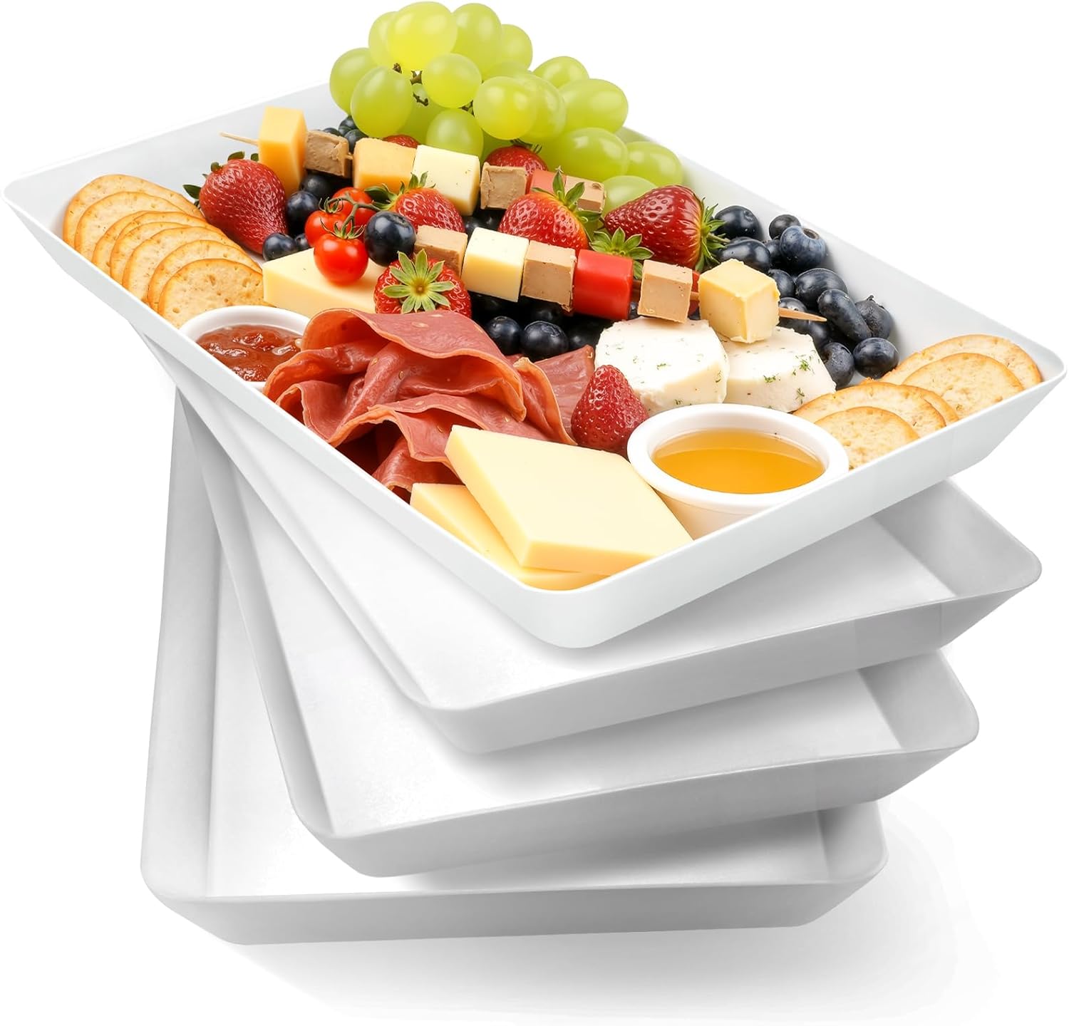 WOWBOX 4-PCS Serving Tray Set