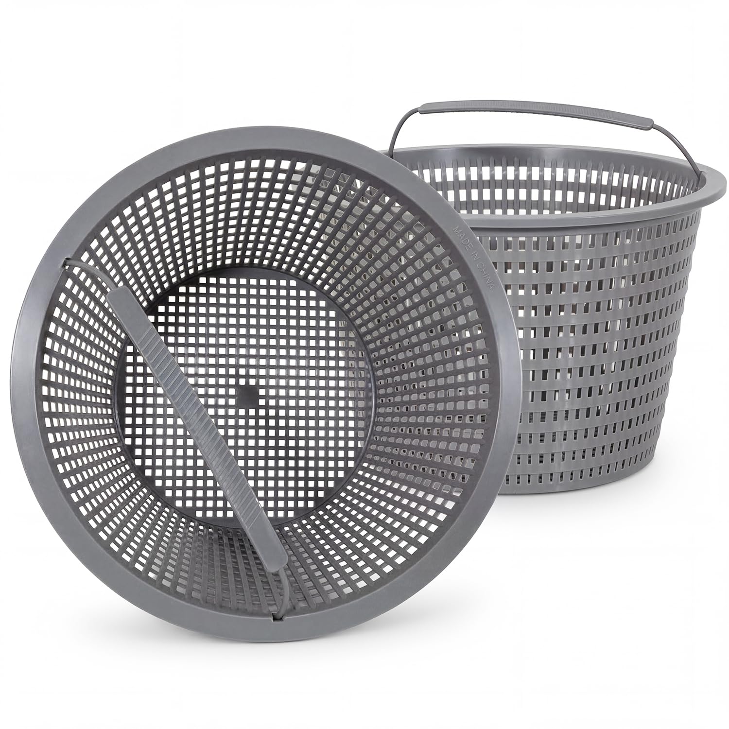 Sepetrel 2 Sets Swimming Pool Filter Basket - Replacement Skimmer Basket for In-Ground Pools - Captures Leaves, Needles and Debris - Most Pump & Water