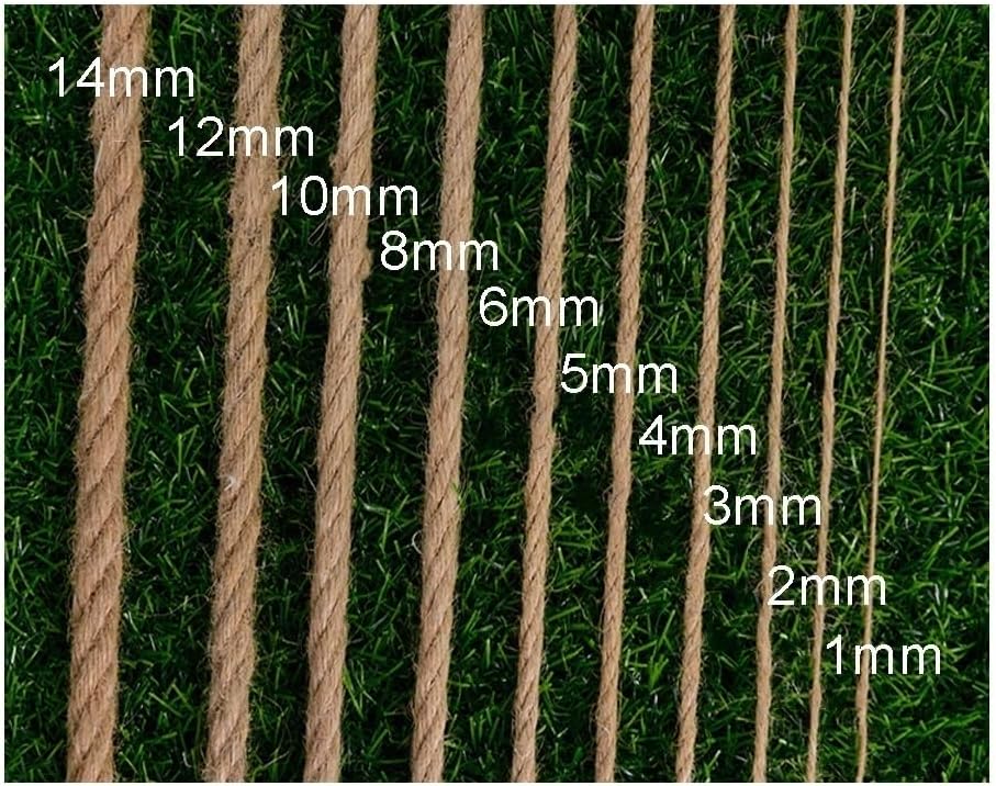 Jute Hemp Netting,Rope Net for Playground, Hemp Rope Protection net Net Restaurant Bar Ceiling Net Stairs Balcony Protection Net Isolation Anti-Fall Net Partition Decoration Net Climbing net