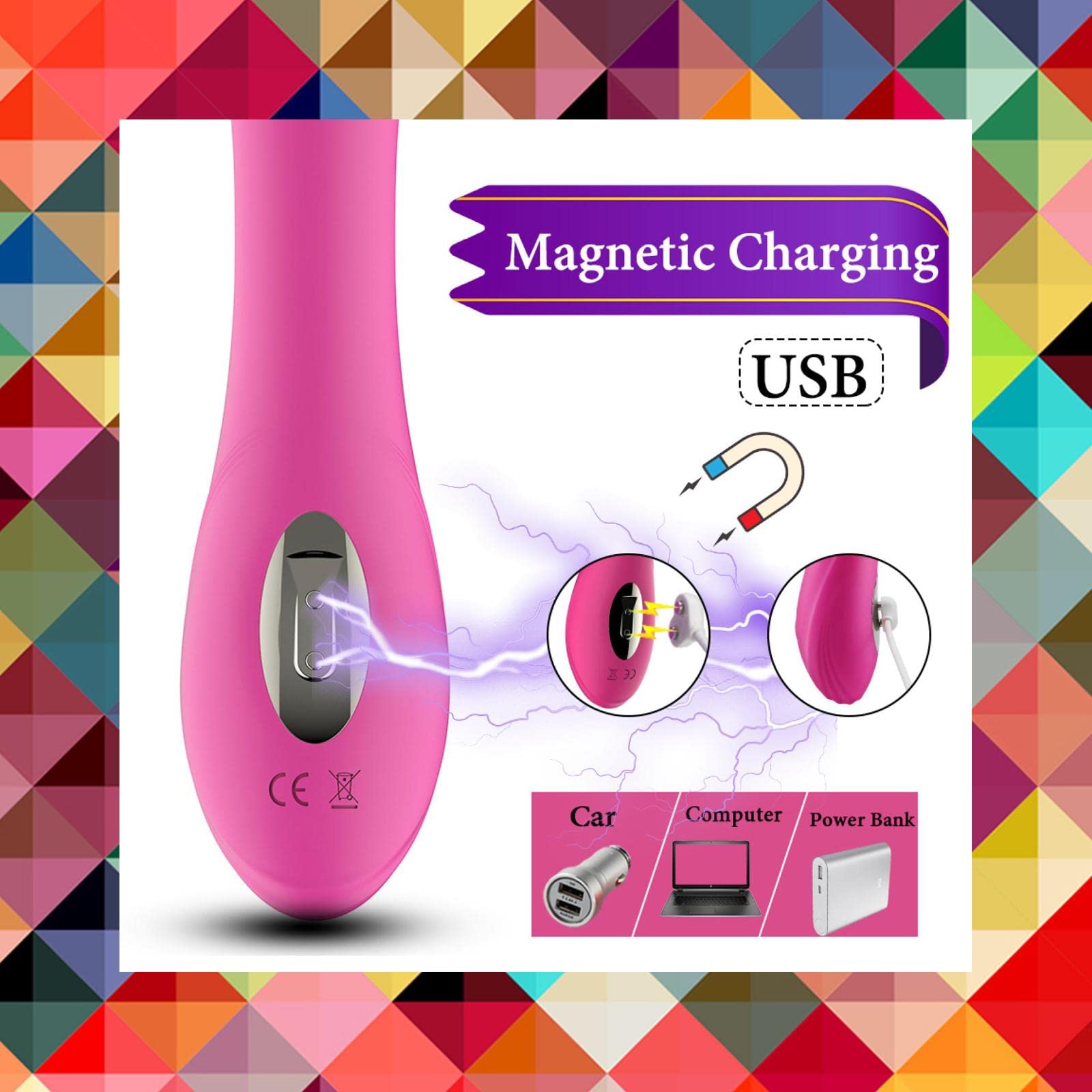 Dona Vibratori 2023 Nuovi vibratori potenti a 10 velocità per le donne, Magic Dual Motors Bacchetta massaggiatore per il corpo Giocattoli del sesso per le donne G Spot Giocattoli per adulti