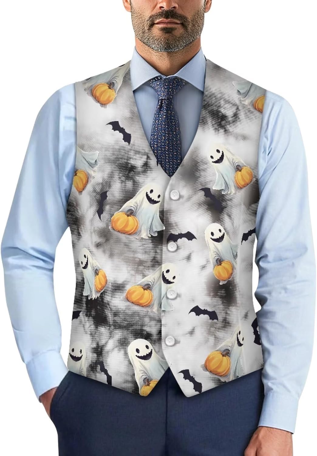Biyejit Vest voor heren, formeel pak, vest met knopen, slank, klassiek, mouwloos, voor zaken, smoking, feest, bruiloft, S-4XL, 3XL Biyejit Vest voor heren, formeel pak, vest met knopen, slank, klassiek, mouwloos, voor zaken, smoking, feest, bruiloft, S-4XL, 3XL