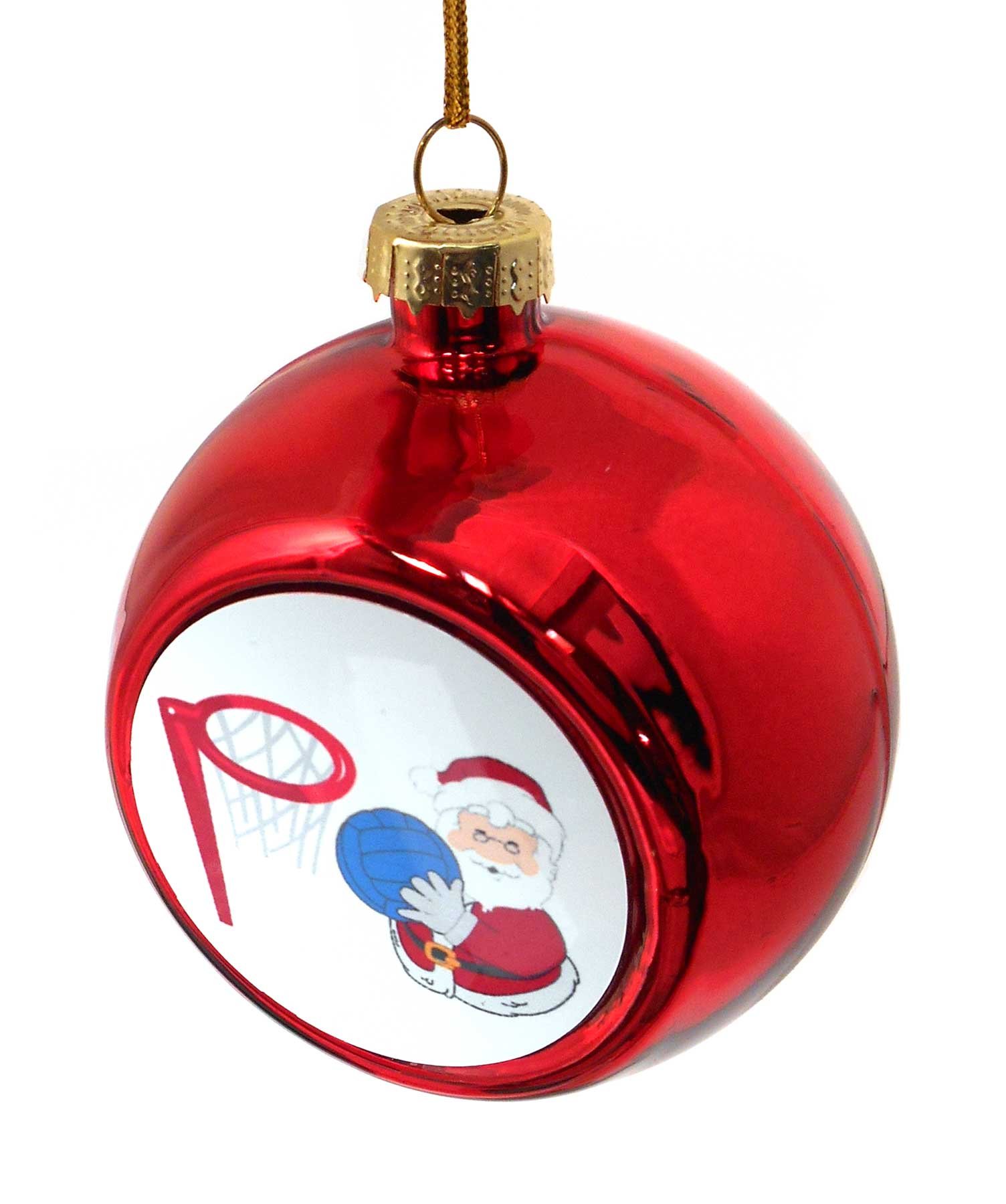 Christmas Netball Mini Bauble