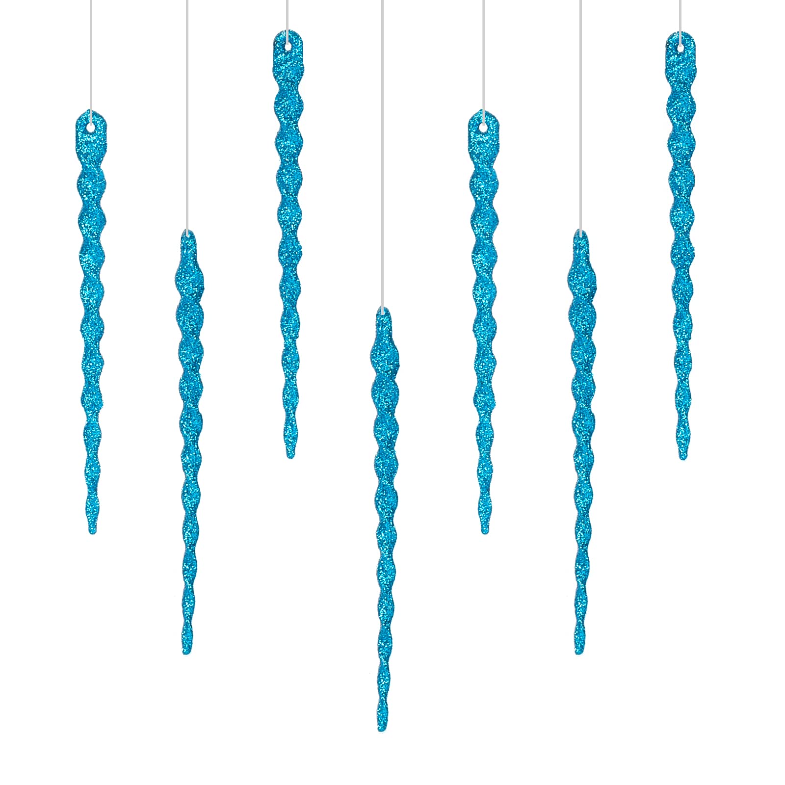 Amazon.com: AMS Sparkling Glitter Plastic Icicle Ornaments 30 PCS