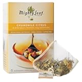 Mighty Leaf Tea, Herbal Whole Leaf Tea Bags - Chamomile Citrus - Caffeine Free - Blended with Orange & Lemongrass - 15 Count