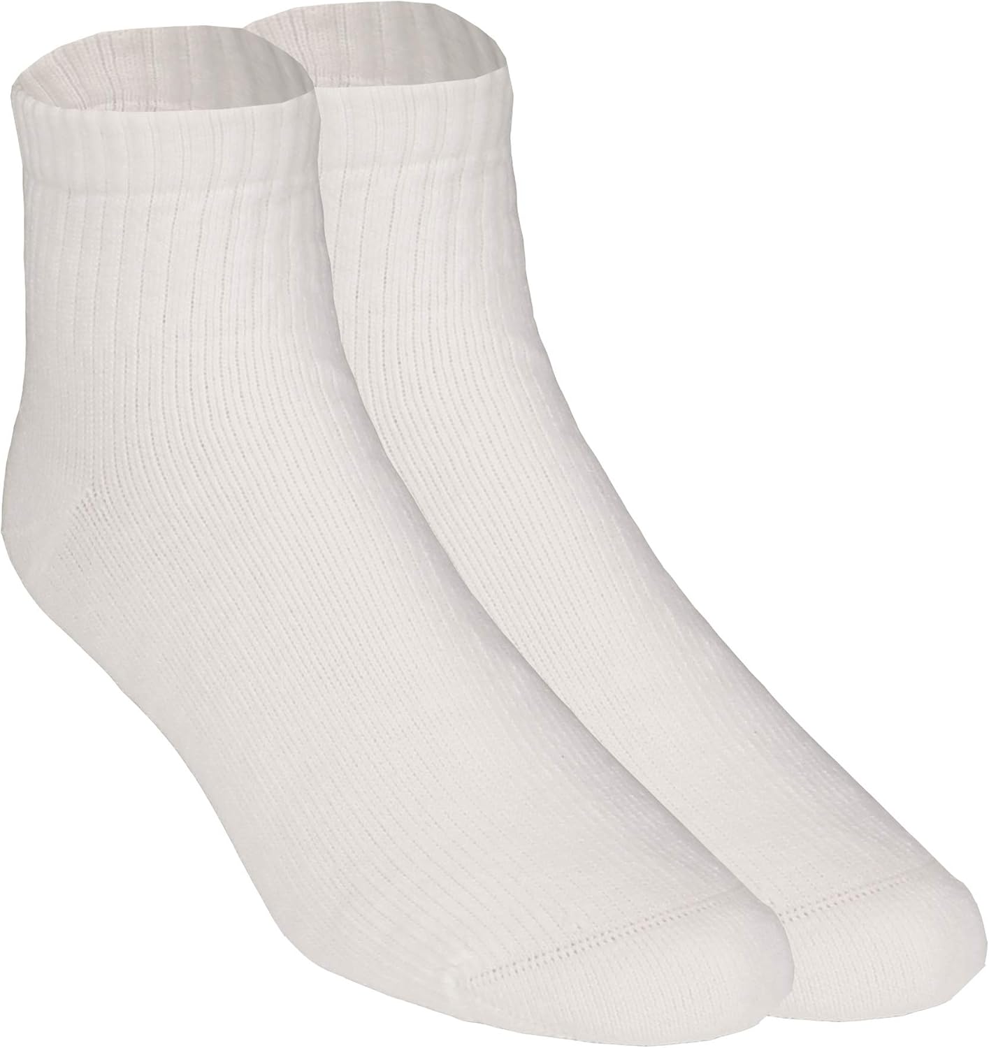Nuvein Padded Low Cut Socks, 8-15 Mmhg Light Compression, Cushioned Ankle Length, Sensitive', White, X-large