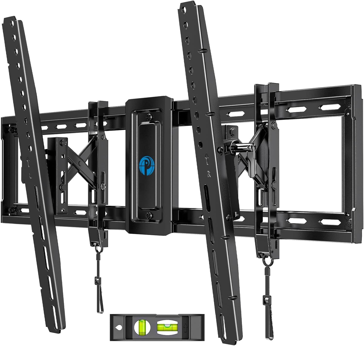 Pipishell Soporte de pared para TV con certificación UL para televisores de 42 a 90 pulgadas de hasta 130 libras, soporte de TV inclinable avanzado con inclinación completa de 15°, extensión de brazo