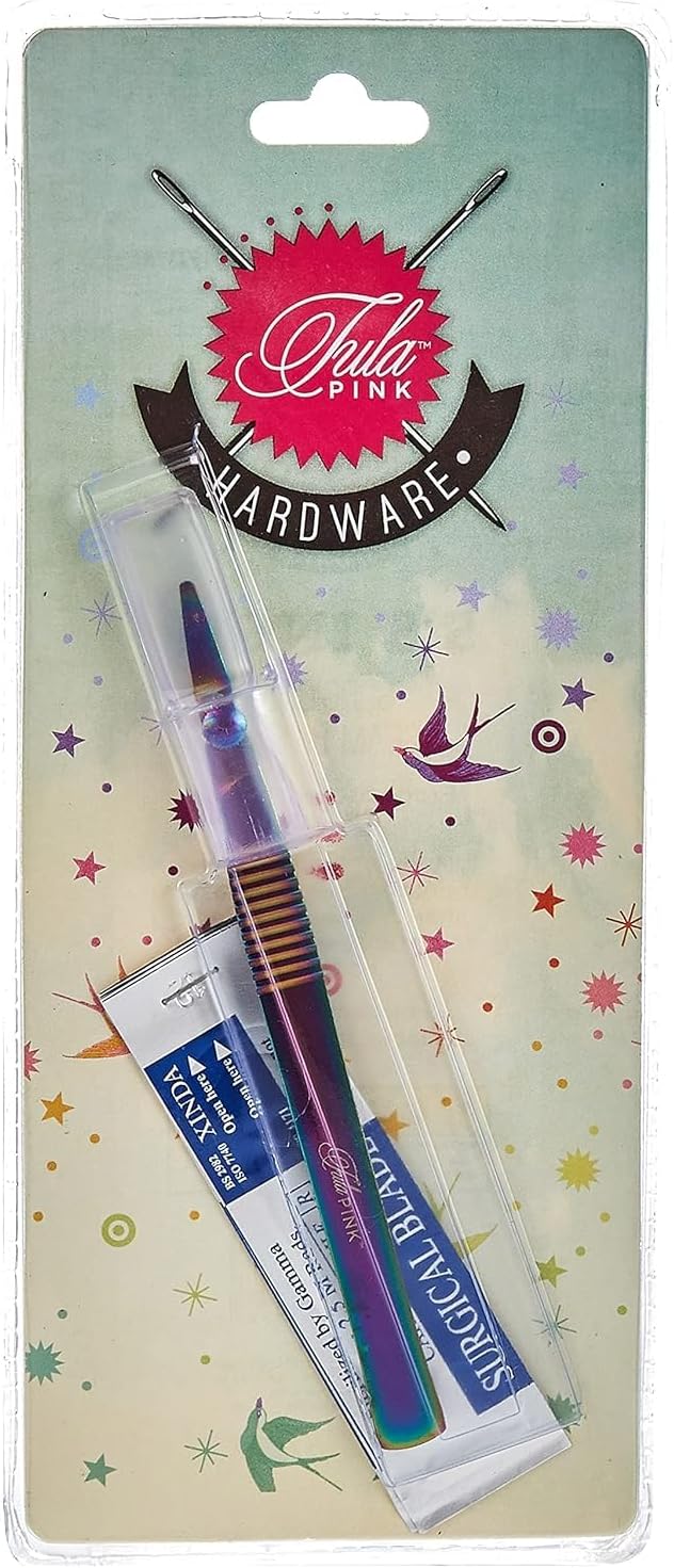 5.5in Surgical Seam Ripper, Precision Stainless Steel Blade, Comfort Grip, Signature Design for Detailed Unpicking – Ideal for Quilting and Sewing