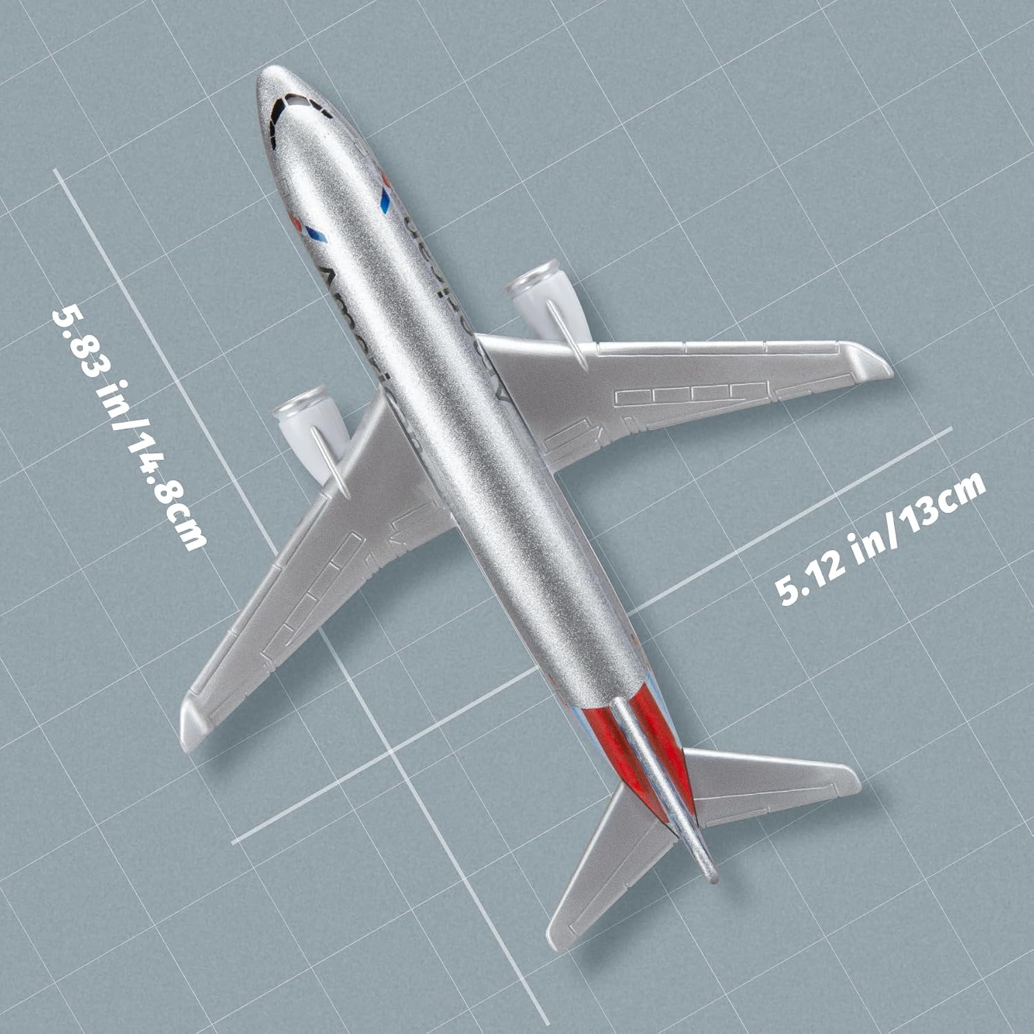 HANGHANG 1/400 American 777 Plastic Airplane Model Suitable for Collections and Display
