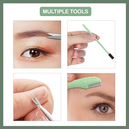 Miniatura 6 de Queenme Juego de manicura profesional de pedicura, kit de cortaúñas de 18 piezas, tijeras de uñas de acero inoxidable, herramientas de cuidado para