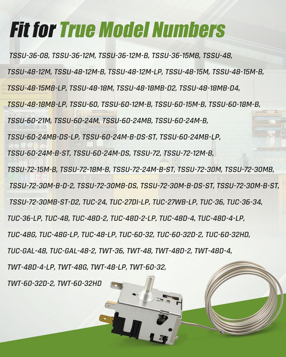800366 Temperature Control Fit for True Equipment Replace 077B6806 077B7172 988282