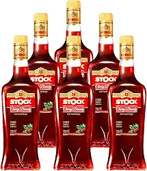 WebBar, Licor Fino de Cereja Stock Cherry Brandy 720ml 6 Unidades