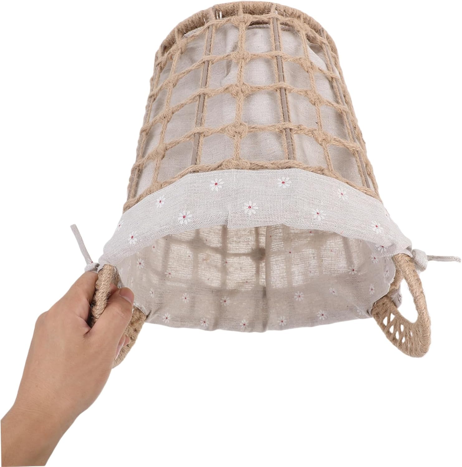 Practical Laundry Storage Basket Small Round Portable Dirty Clothes Hamper Woven Rope Basket for Home Organization Multi-purpose Storage Box with Natural Texture and Sturdy Design