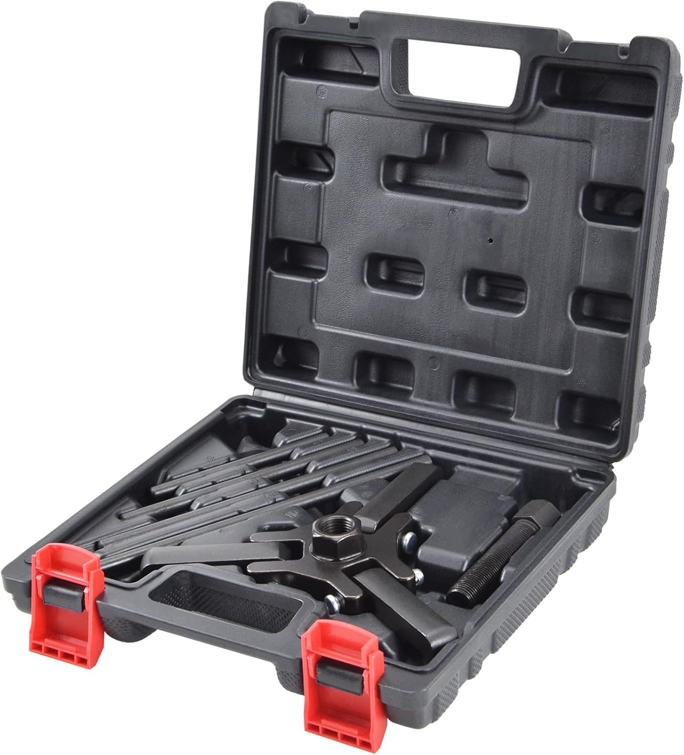 Harmonic Balancer Puller Kit,Harmonic Balancer Damper Pulley Remove Extractor Kit, Adjustable3-Jaw Puller Set for Removing Harmonic Dampers & Balancers