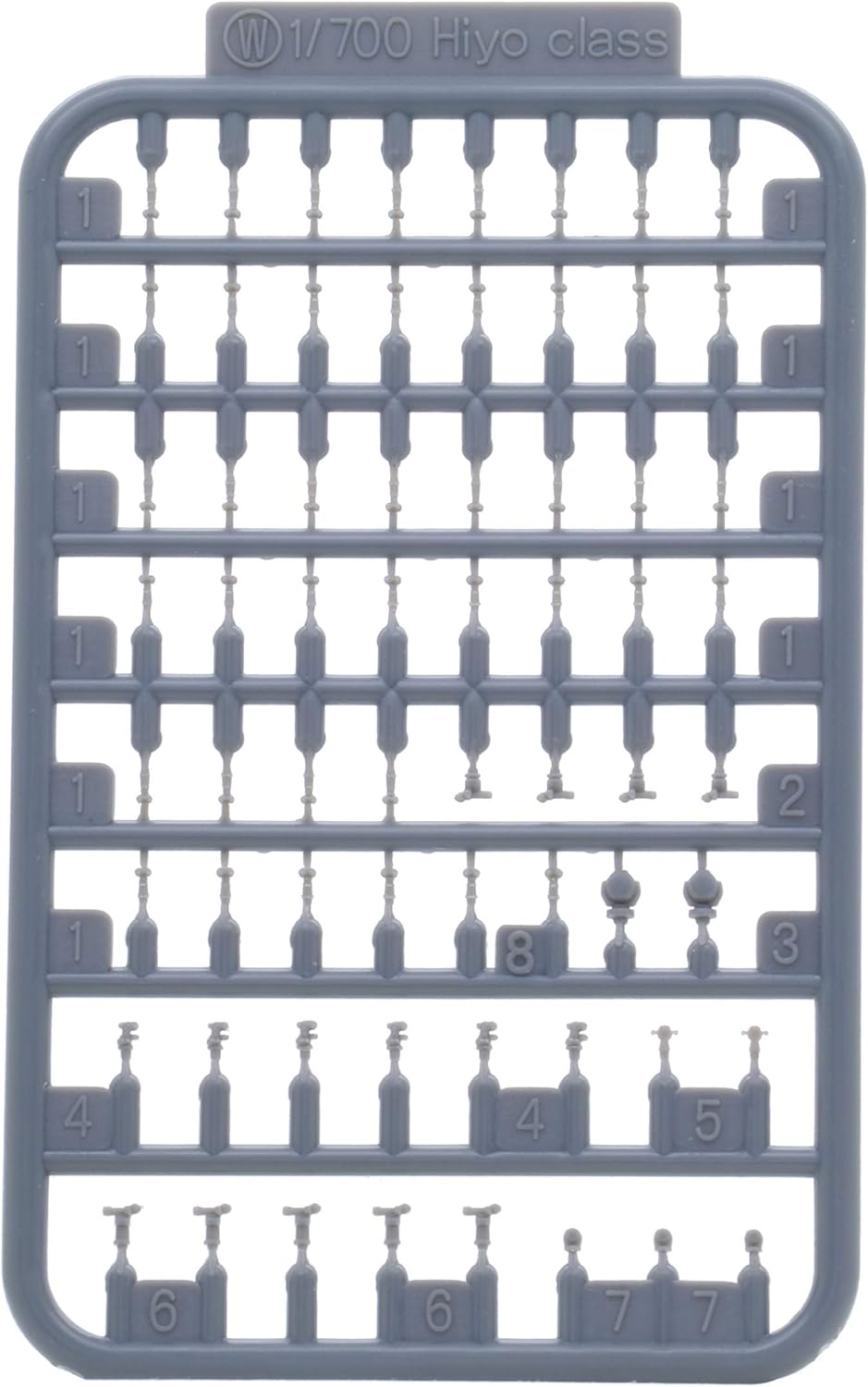 Fujimi 1/700 Scale kit TOKU-203 IJN Warship Horizontal Binocular Telescope & Searchlight Set (w/2pcs 25mm Machine Gun)