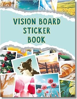 Sawnfay 2026 Vision Board Sticker Book Kit for Women - 170+ Motivational Images, Quotes & Supplies