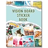 Sawnfay Vision Board Book - 2026 Vision Board Sticker Book, with Motivational Images & Quotes, Vision Board Kit & Supplies for Women