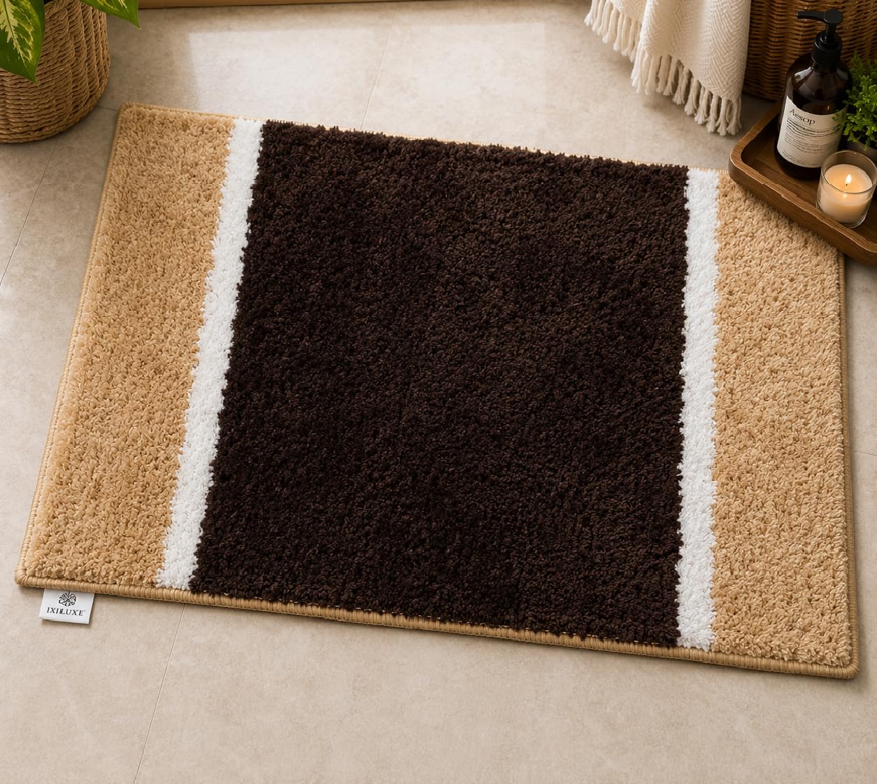 Dark Grey Yellow Kitchen Runner Rug Set - IXILUXE HOMES -13
