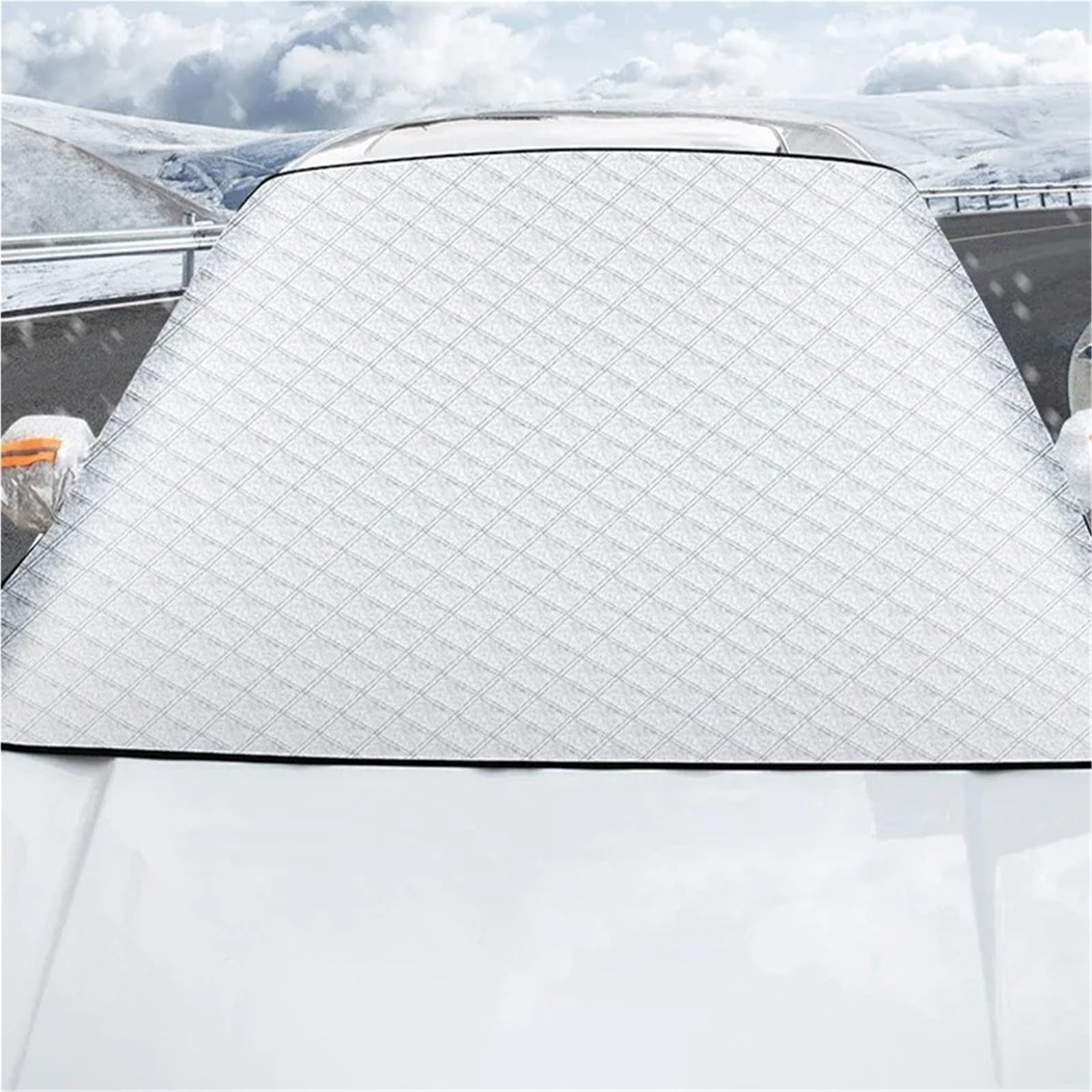 per Opel per Astra Frontera Rocks-e Vivaro Mokka Combo Corsa Grandland Karl Parabrezza per Auto Copertura da Neve Parasole Copertura Parabrezza Auto Ghiaccio(160 * 120)