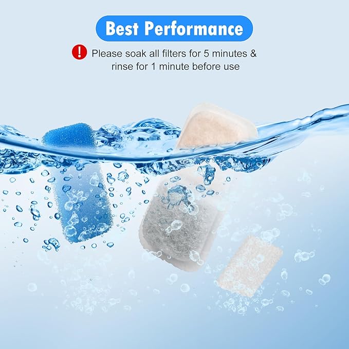 16 Filtros para Fuente de Agua para Gatos Compatible con oneisall 2L miniatura 5