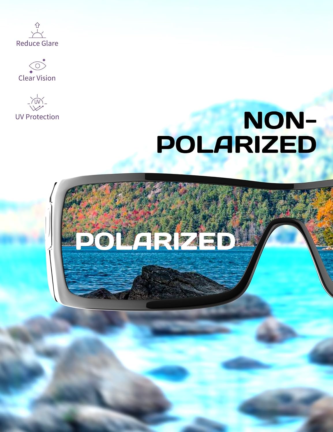 1.6MM Replacement Lenses Compatible With Oakley Meta HSTN OW8002 51mm Smart Glasses, Anti-Scratch and Impact Resistant