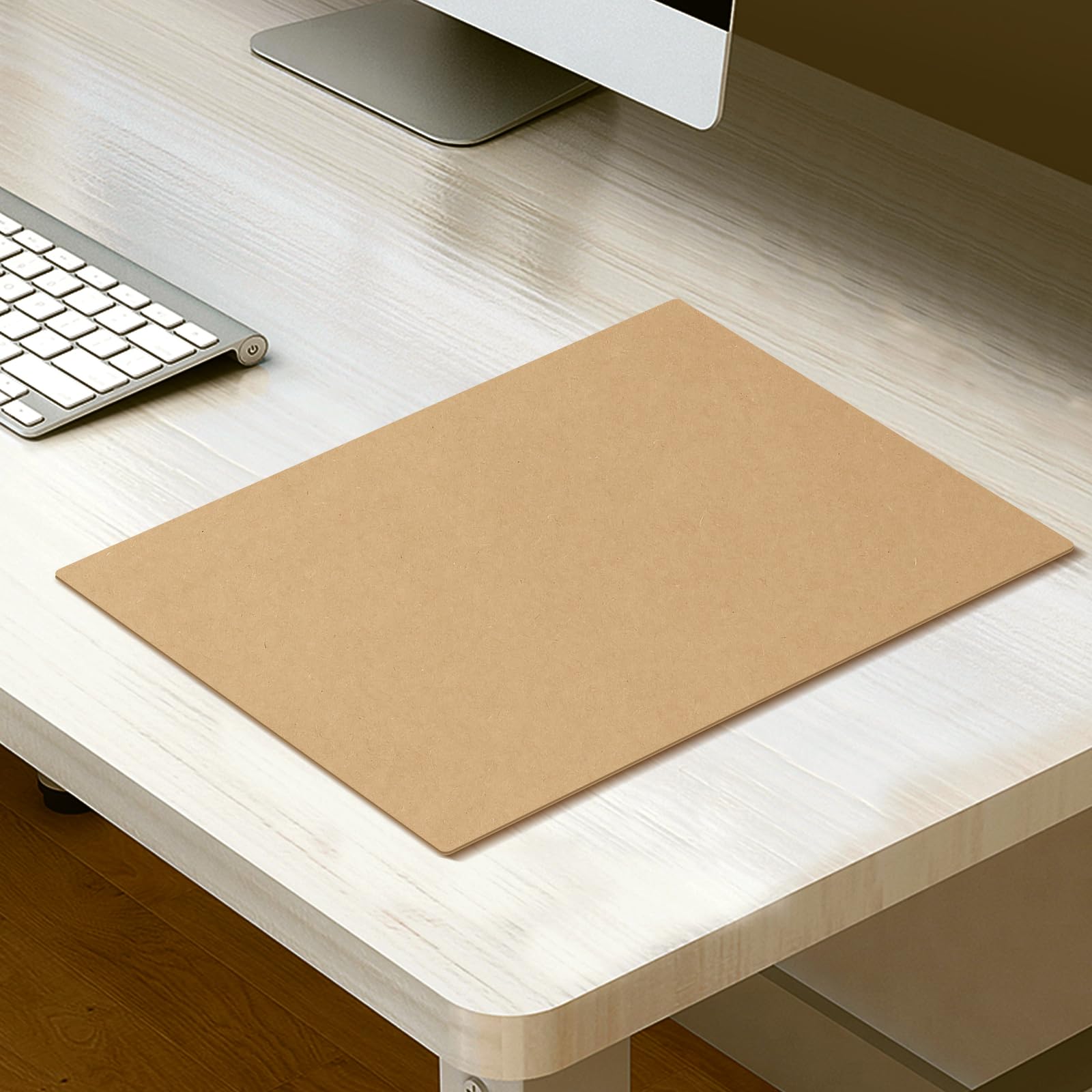 25 carpetas de papel kraft A4 con ranuras para tarjetas, carpetas de corte cuadrado, carpeta de cartón A4, organizador de papel para oficina, hogar, reuniones, documentos