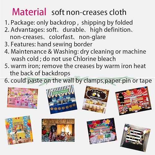 Miniatura 6 de Decoración del hogar con temática navideña, telón de fondo de fotografía, cabina de fotos, árbol de Navidad, chimenea, cumpleaños, recién nacido,