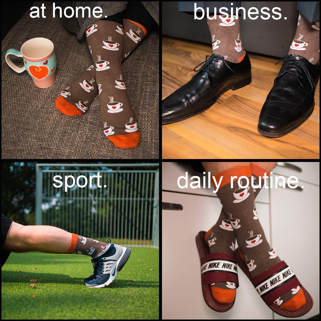 TwoSocks Calze divertenti calze da uomo e da donna come regalo, cotone, taglia unica