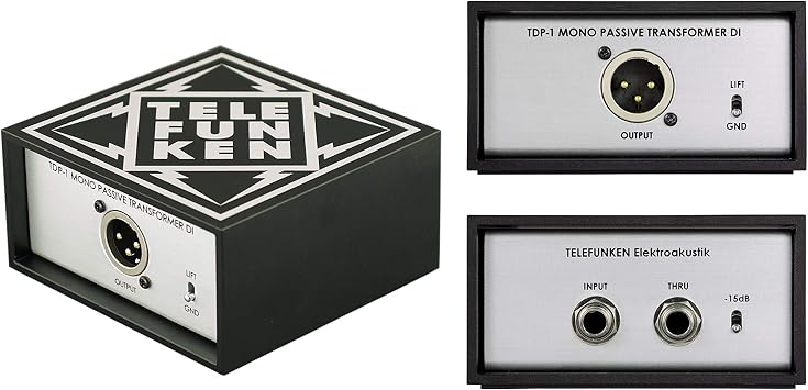 TELEFUNKEN Elektroakustik TDP-1 Passive Mono Direct Box