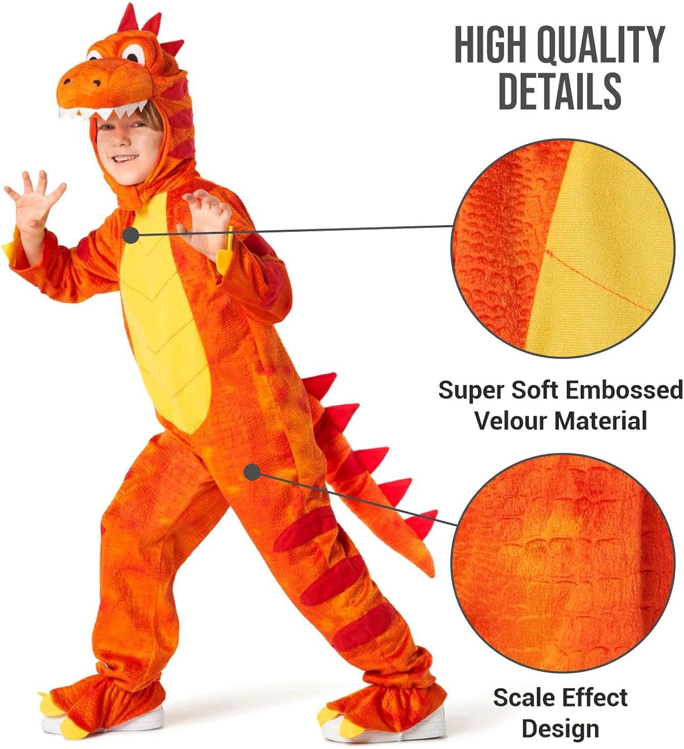 Miniatura 2 de Morph Disfraces de dinosaurio para niños, disfraz de dinosaurio para niños pequeños, disfraz de Trex para niños, disfraz de dinosaurio T rex para