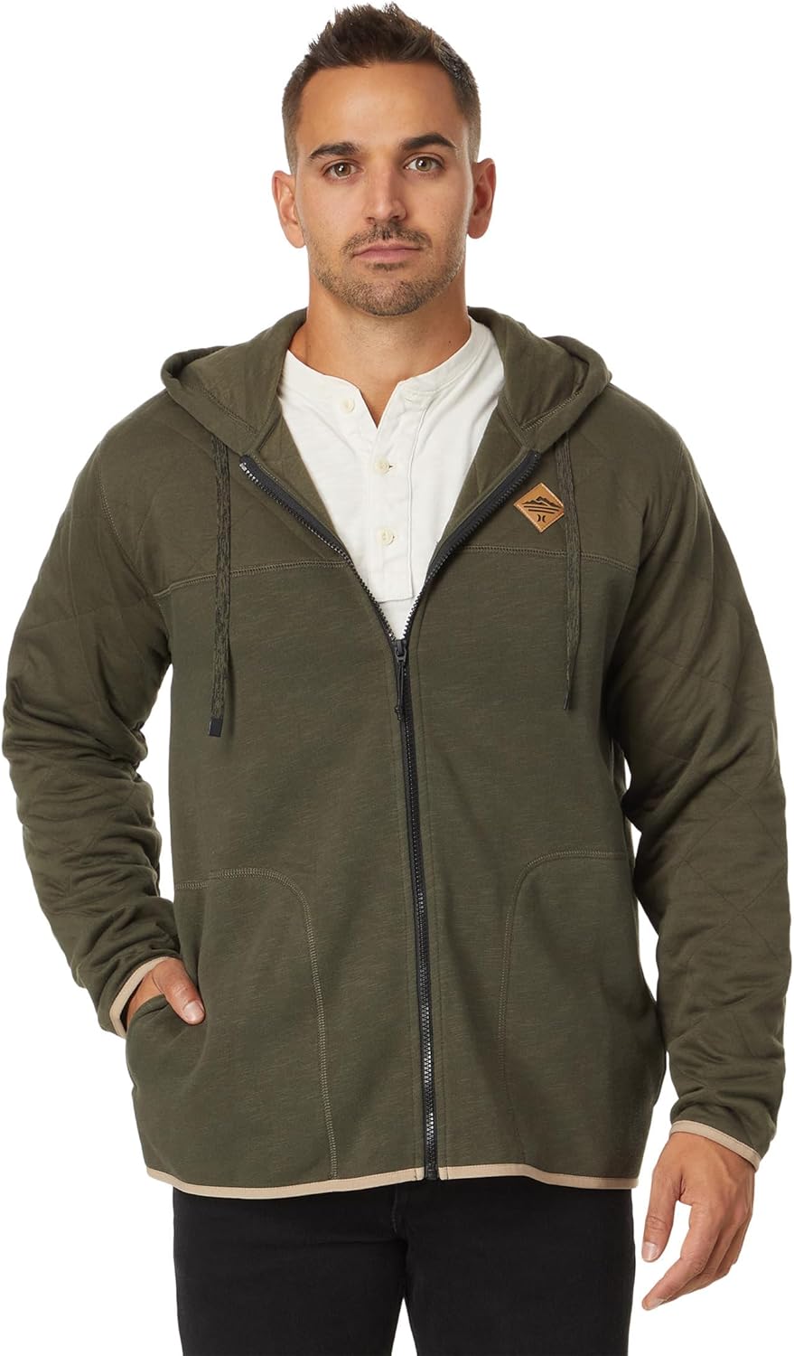 Hurley Men's Chateau Quilted Full Zip