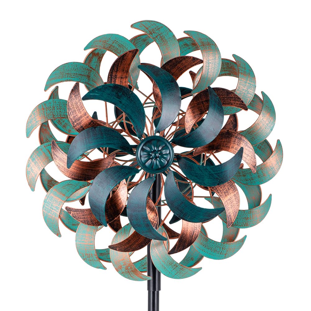 Stargarden Wind Spinners for Yard and Garden, 6 Layers Windmill