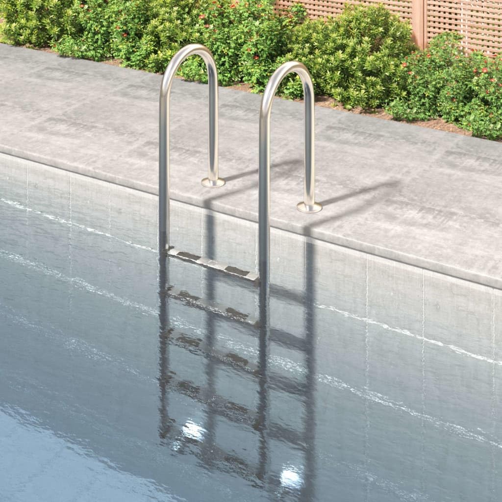 Échelle de Piscine 54x38x211 cm Acier Inoxydable 304,Maison & Jardin,Piscine & Spa,Accessoires pour piscines & spas,Échelles, escaliers & rampes de Piscine,11 kg-93454