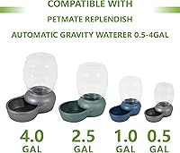 Vista 2 de Pet Water Fountain Charcoal Replacement Filters Compatible with Petmate Replendish Mason Gravity Waterers, Automatic Cat Dog Water Bowl Dispenser