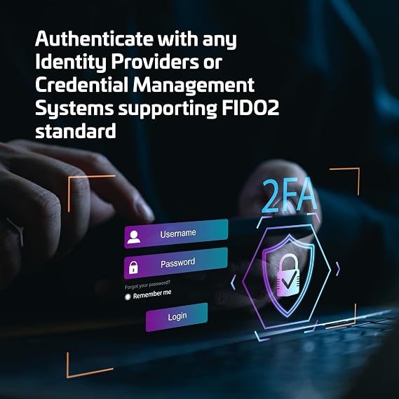 Thales - SafeNet eToken FIDO - FIDO2 Certified Security Key - Passwordless Phishing-Resistant Authentication for Web Apps, Devices & Desktops - USB-C, Pack of 10