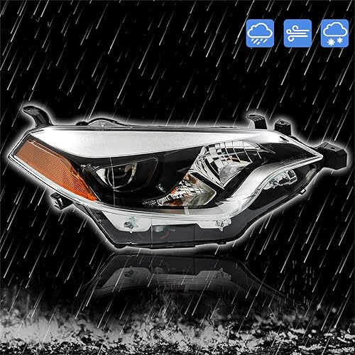 Miniatura 7 de labwork Repuesto de faro delantero delantero para Toyota Corolla 2014 2015 2016 4 puertas Sedan proyector lado derecho (lado del pasajero)