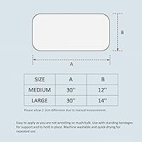 Vista 5 de Harrison Howard Envolturas acolchadas para las piernas para caballo, absorción de golpes, para prevención de úlceras por presión, para caballo, Negro