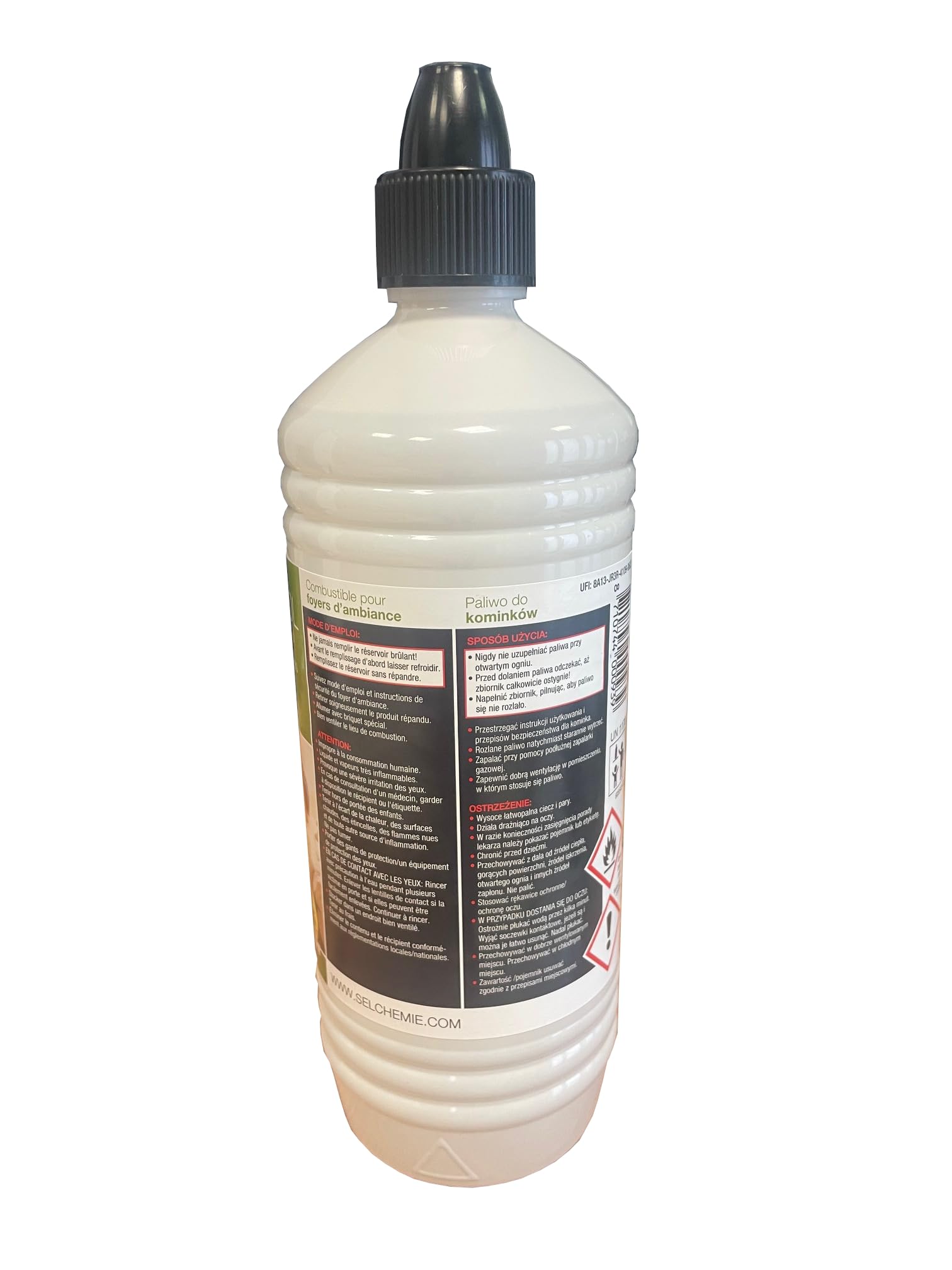 Bioetanolo 3 Litri, Ultra Inodore, Combustibile Ecologico 100% Origine Vegetale, Compatibile Con Tutte le Stufe Elettriche o Meccaniche