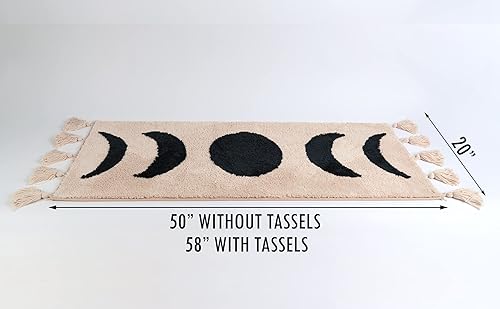 Miniatura 2 de Tapete de baño Moon Phase Runner (verde menta)