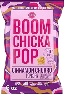Angie’s BOOMCHICKAPOP Cinnamon Churro Popcorn, Gluten Free, 6 oz.