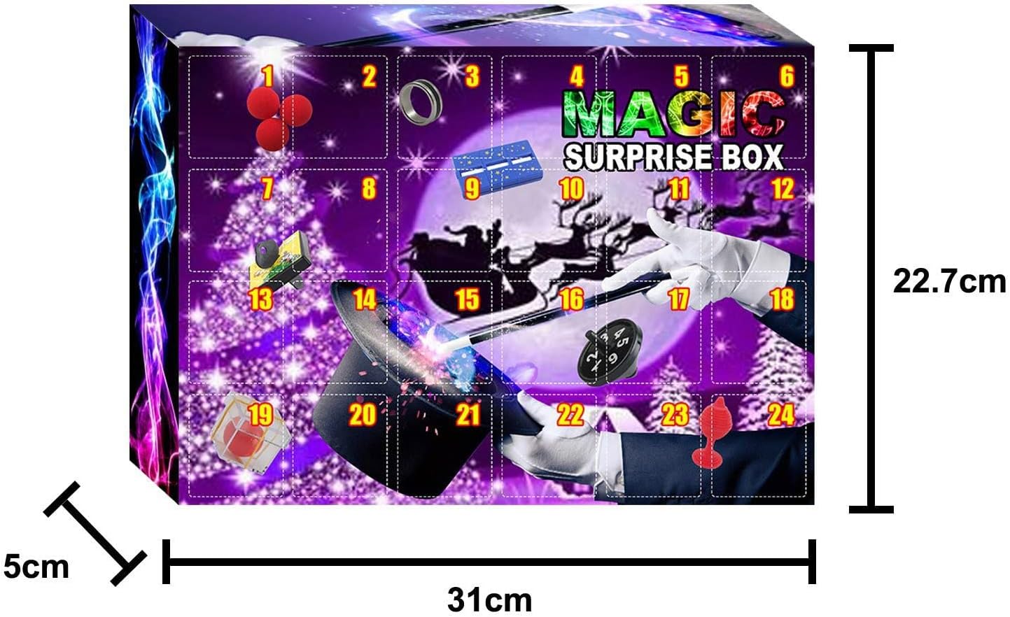 Buy BRAINYTOYS Christmas Advent Calendar 2022, Suprise Gift Box Xmas
