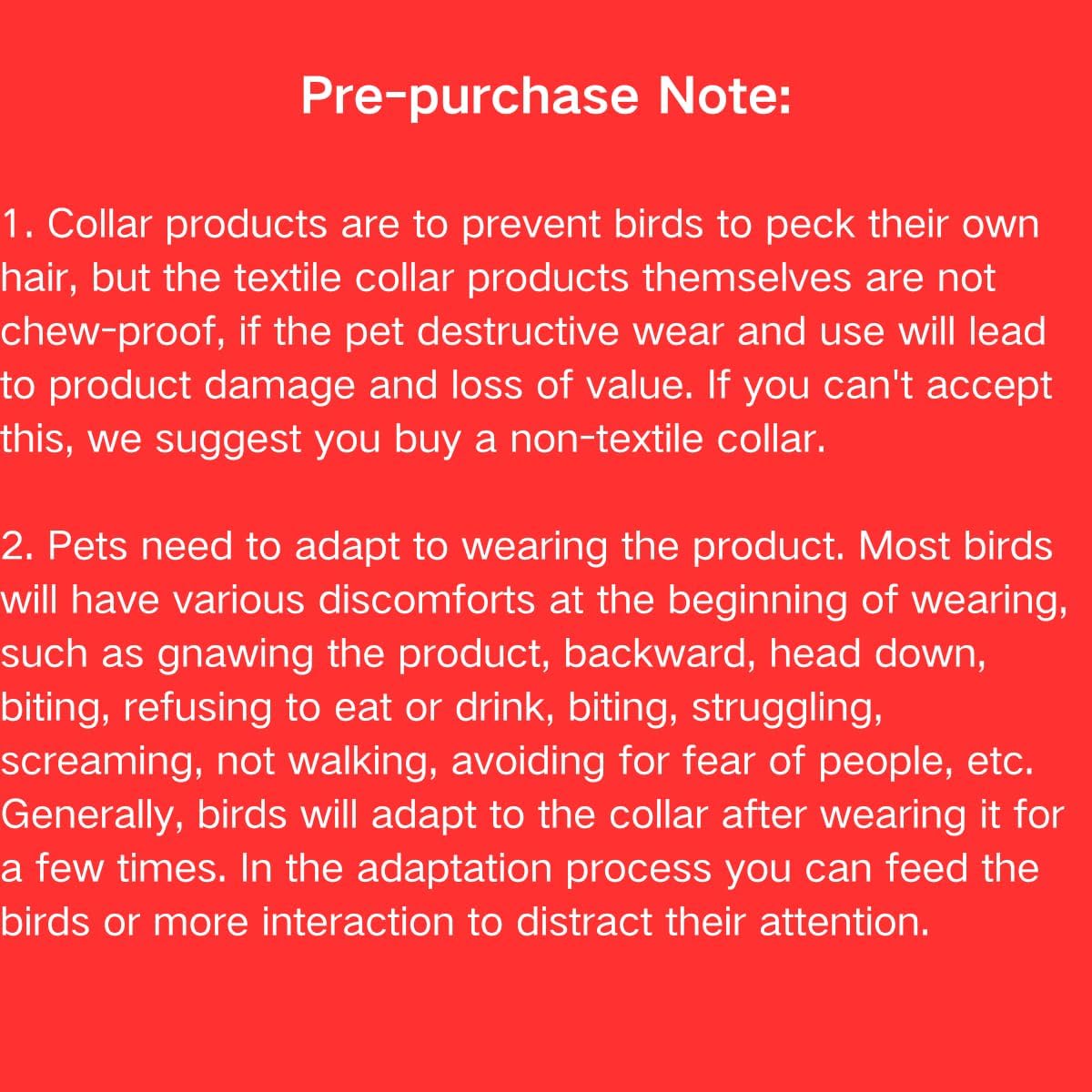 Bird Collar Anti Bite Elizabethan Recovery Cone, Bird Neck Protector for Feather Plucking, Bird Neckwear Full Body Shield for Parakeet Color Randomly (Macaw)