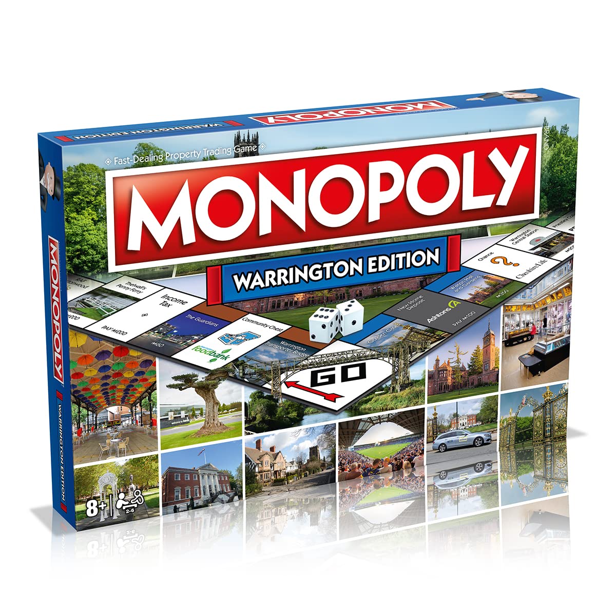 Winning Moves Warrington Monopoly Board Game, Advance to Warrington