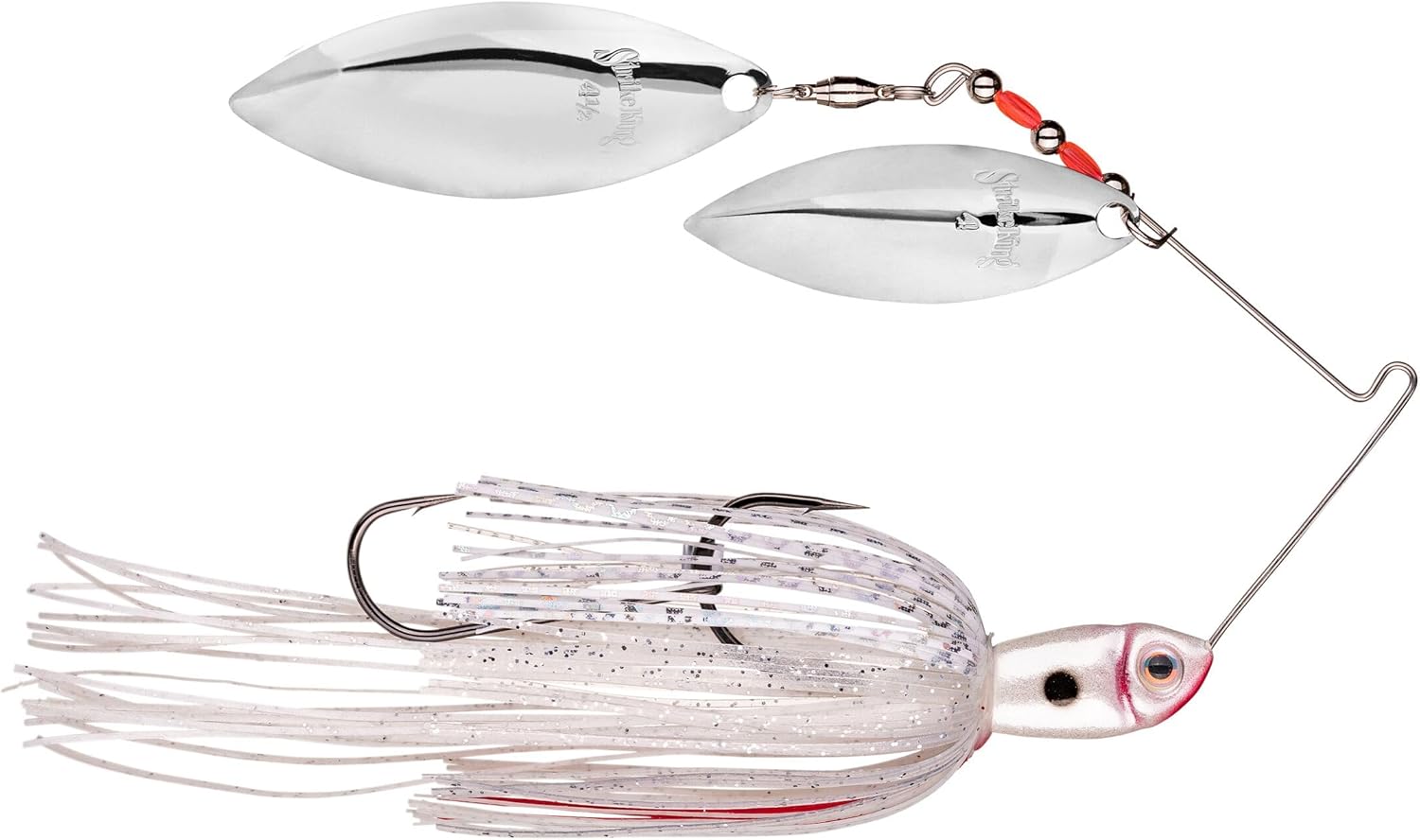 Strike King Premier Plus Spinnerbait Fishing Lure, Bleeding Shad, 1/2-Ounce, 1 Count (Pack of 6)