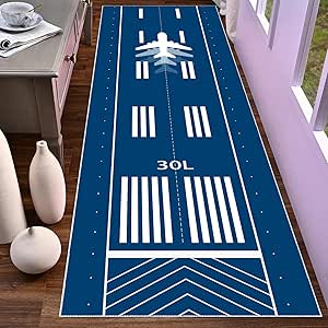 Amazon.com: YIPDFERNOR Runway Track Aircraft Runner Rugs, Aviation ...