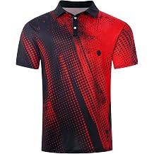 Men's Golf Polo Shirt, Dry Fit 4-Way Stretch, Short Sleeve